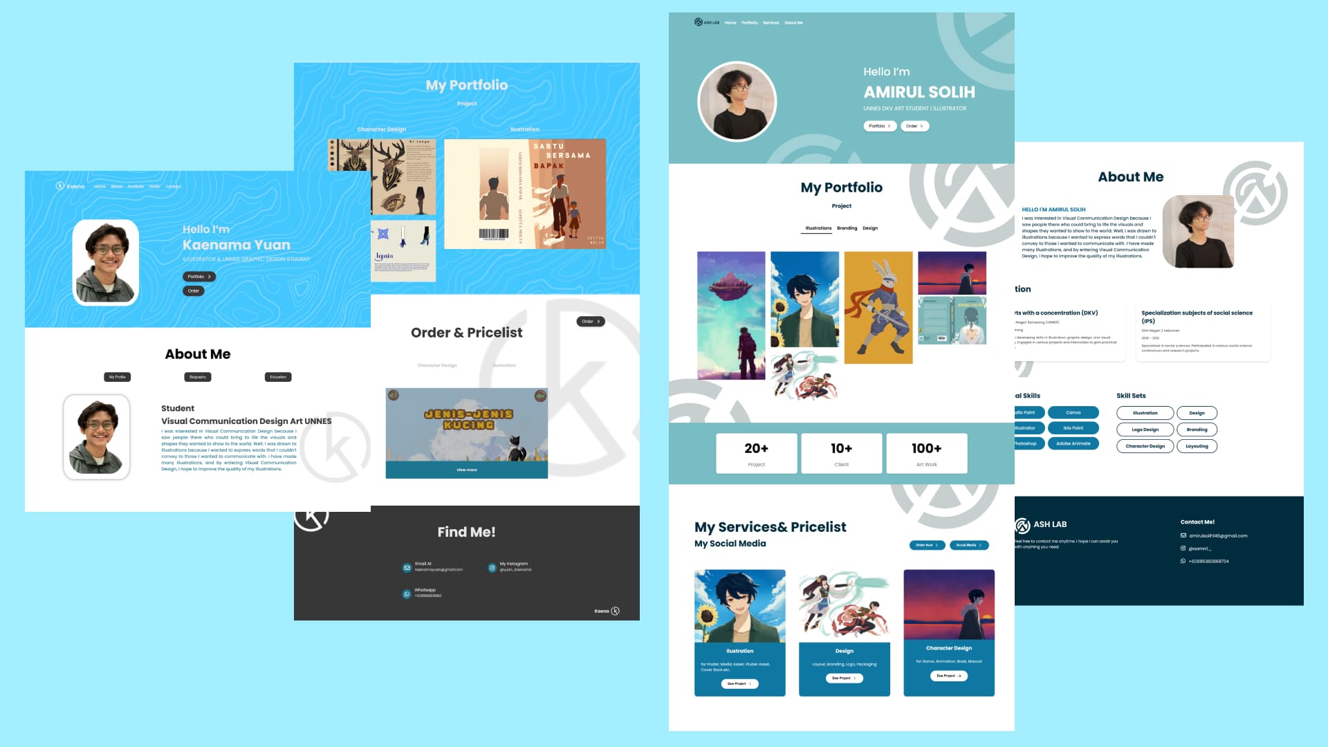 Freelance Portfolio Landing Page